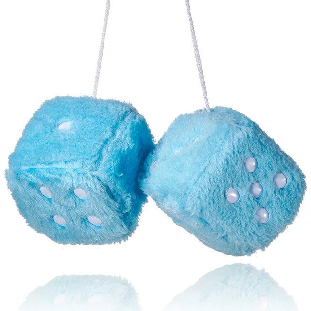 Fuzzy Plush Dice