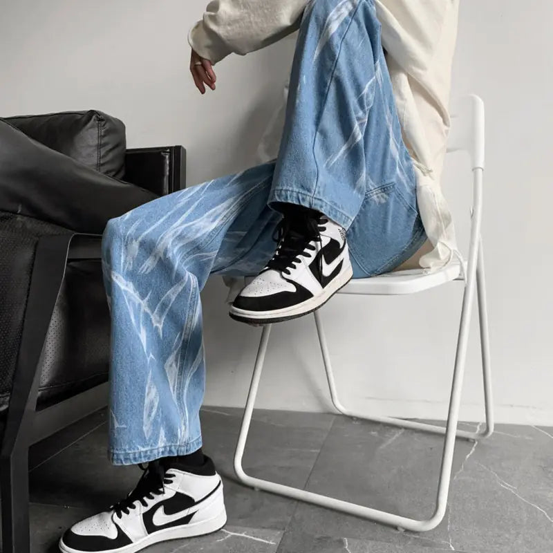 Tie-dye Styled Jeans Solus™