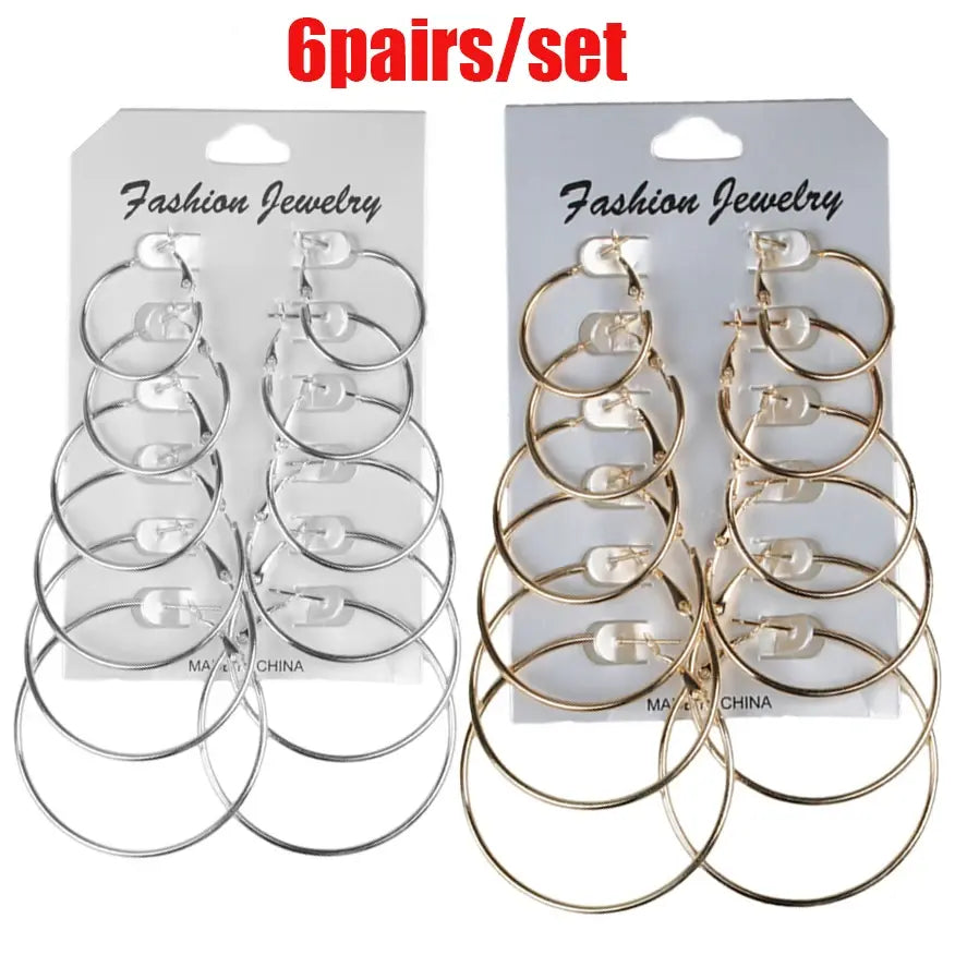 Hoop Earrings Jewelry net star