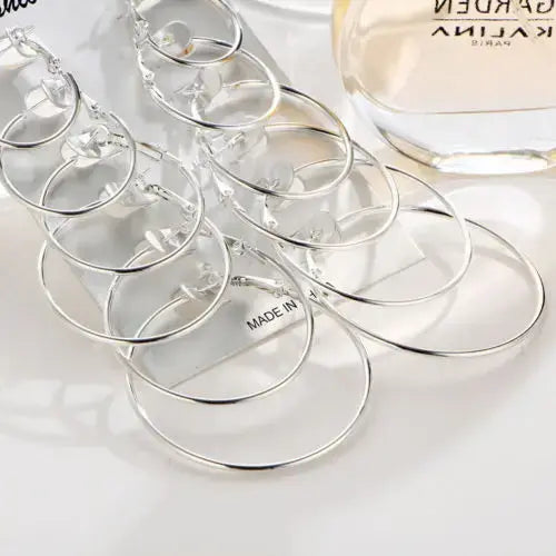 Hoop Earrings Jewelry net star